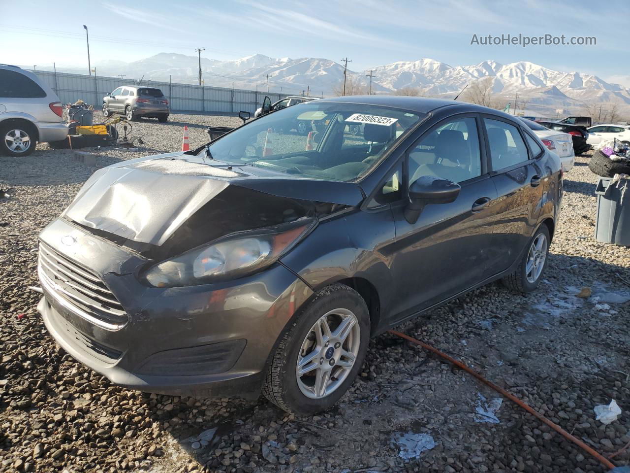 2017 Ford Fiesta Se Charcoal vin: 3FADP4BJ0HM144804