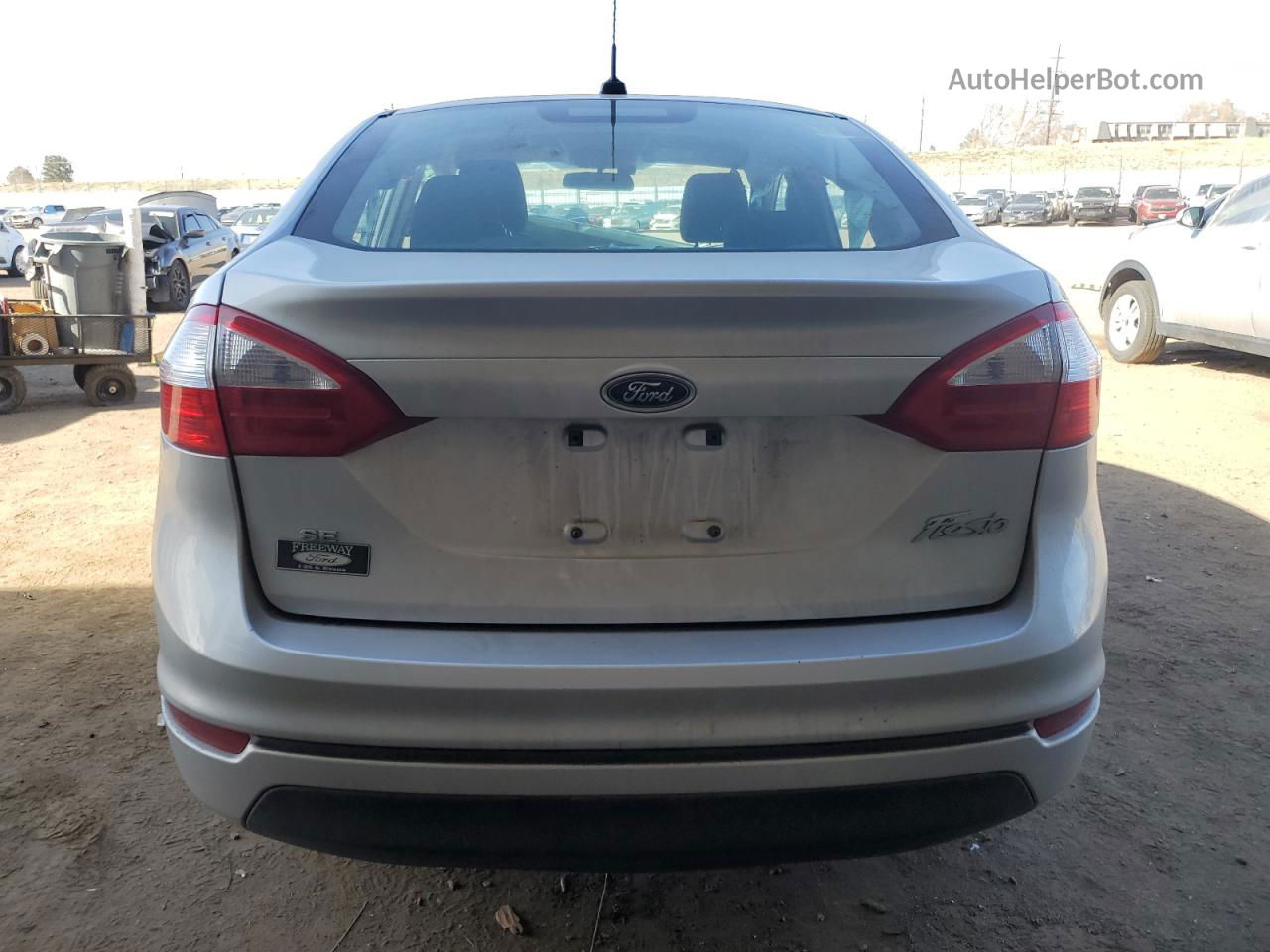 2017 Ford Fiesta Se Silver vin: 3FADP4BJ0HM164387