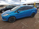 2017 Ford Fiesta Se Blue vin: 3FADP4BJ0HM170366