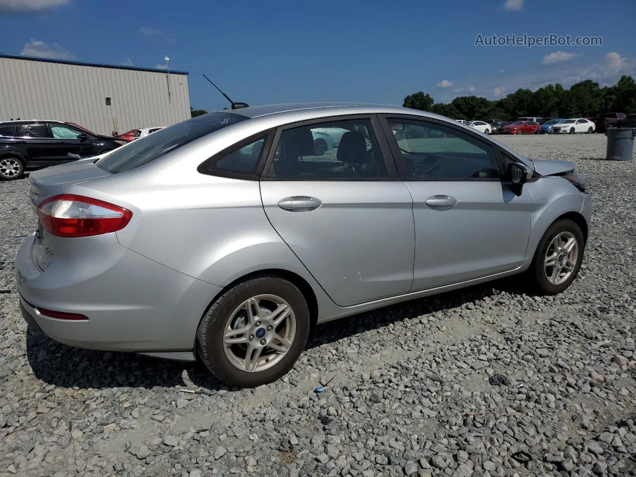 2019 Ford Fiesta Se Silver vin: 3FADP4BJ0KM103936