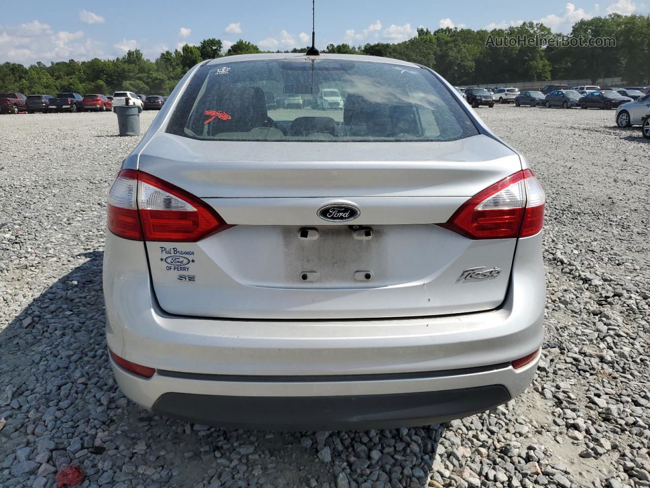 2019 Ford Fiesta Se Silver vin: 3FADP4BJ0KM103936