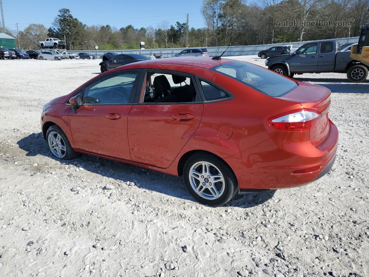 2019 Ford Fiesta Se Red vin: 3FADP4BJ0KM117738