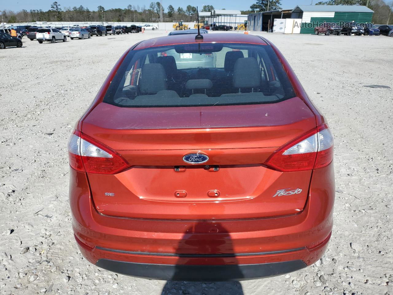 2019 Ford Fiesta Se Красный vin: 3FADP4BJ0KM117738