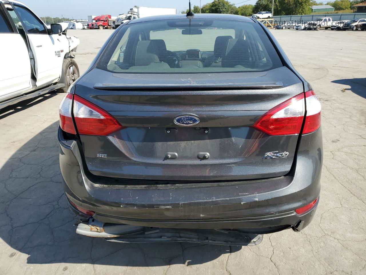 2019 Ford Fiesta Se Gray vin: 3FADP4BJ0KM123698