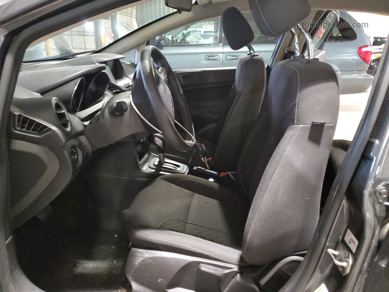 2019 Ford Fiesta Se Gray vin: 3FADP4BJ0KM133244