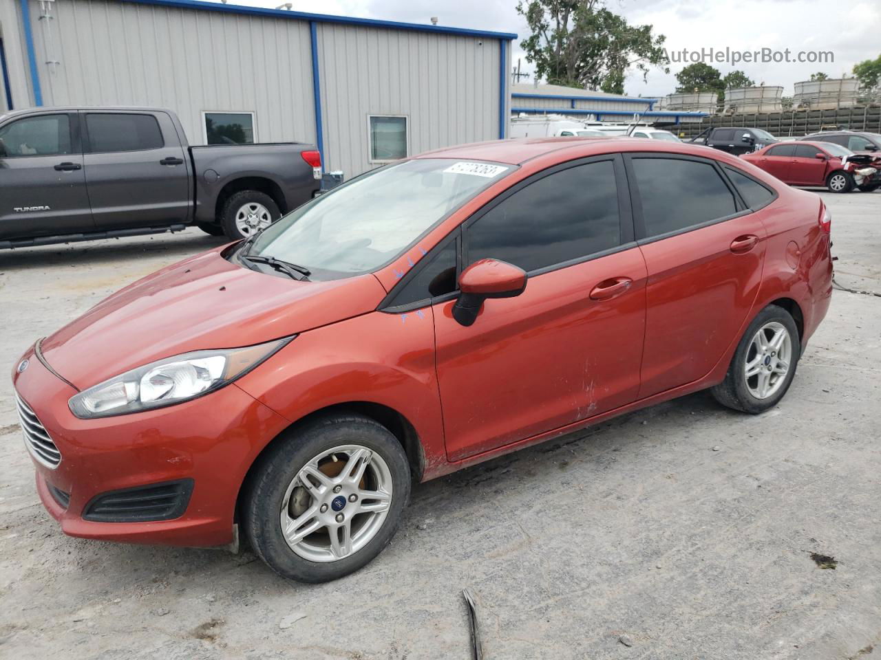 2019 Ford Fiesta Se Красный vin: 3FADP4BJ0KM139352