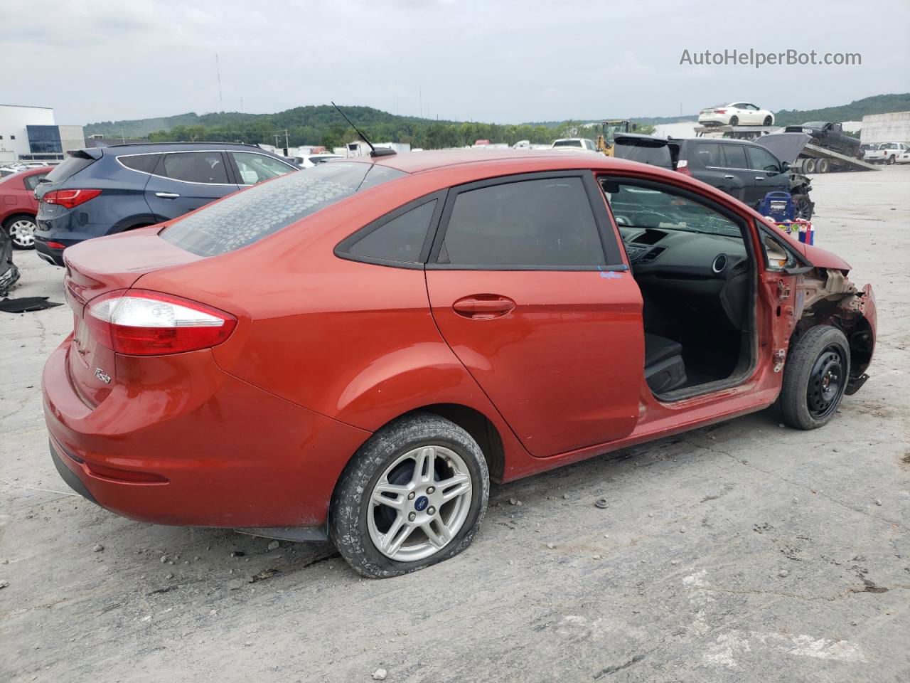 2019 Ford Fiesta Se Красный vin: 3FADP4BJ0KM139352