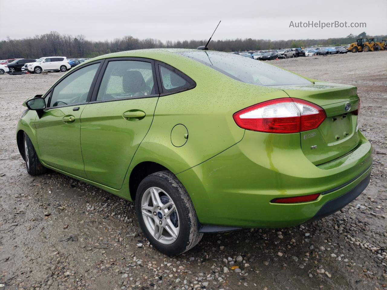 2019 Ford Fiesta Se Зеленый vin: 3FADP4BJ0KM139383