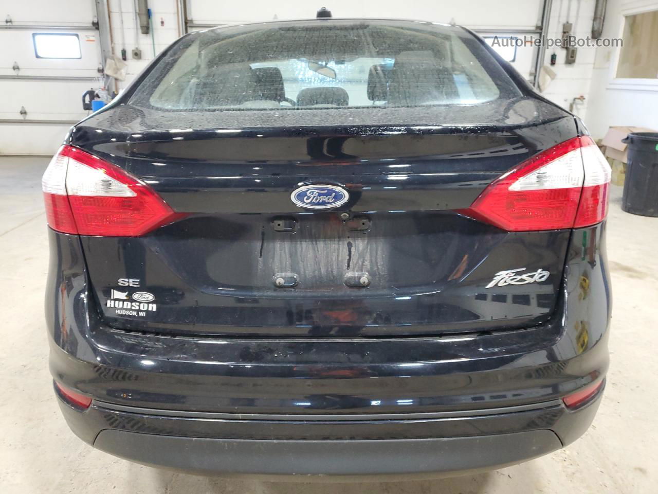 2019 Ford Fiesta Se Черный vin: 3FADP4BJ0KM141182