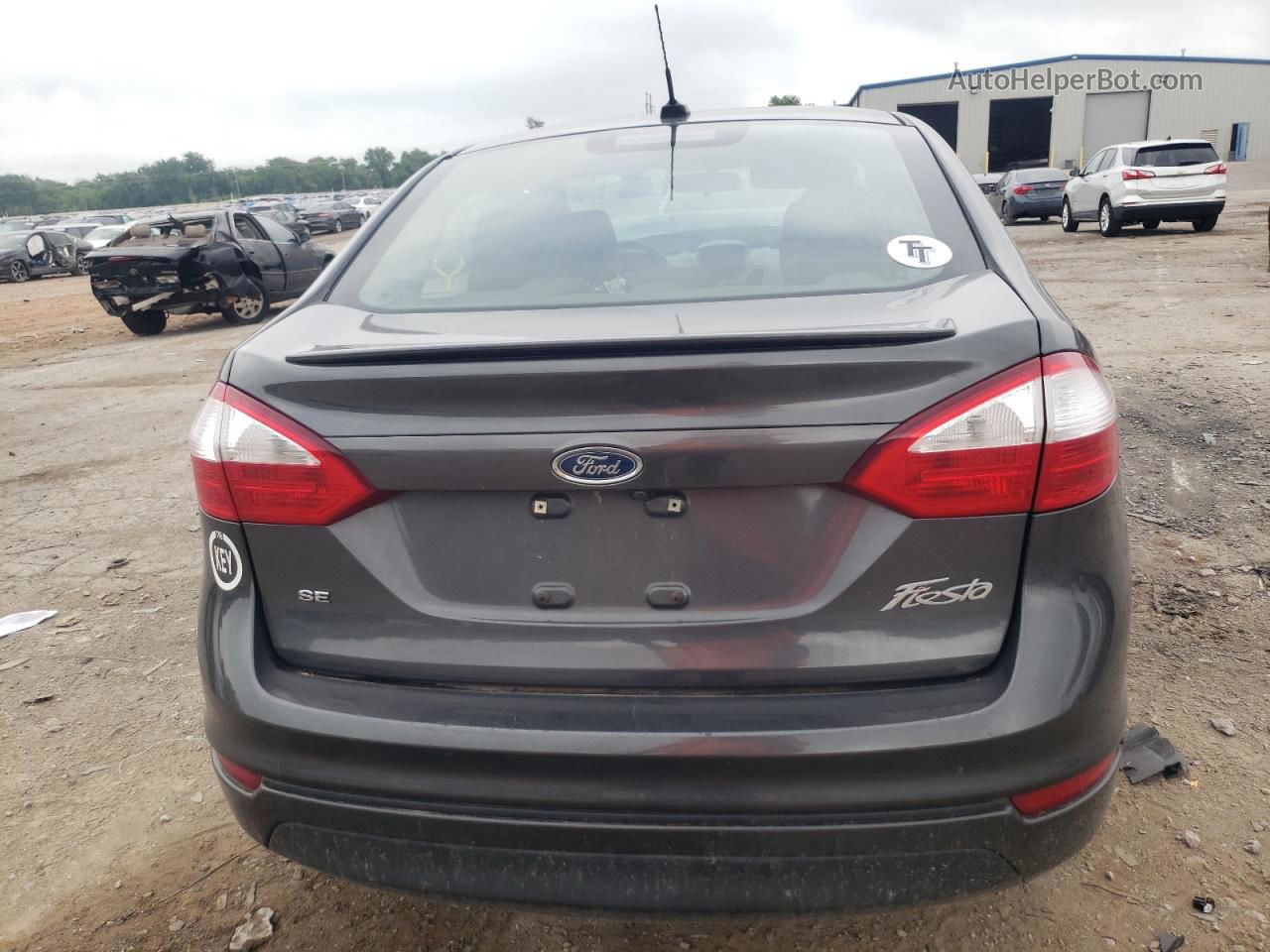 2019 Ford Fiesta Se Gray vin: 3FADP4BJ0KM143546