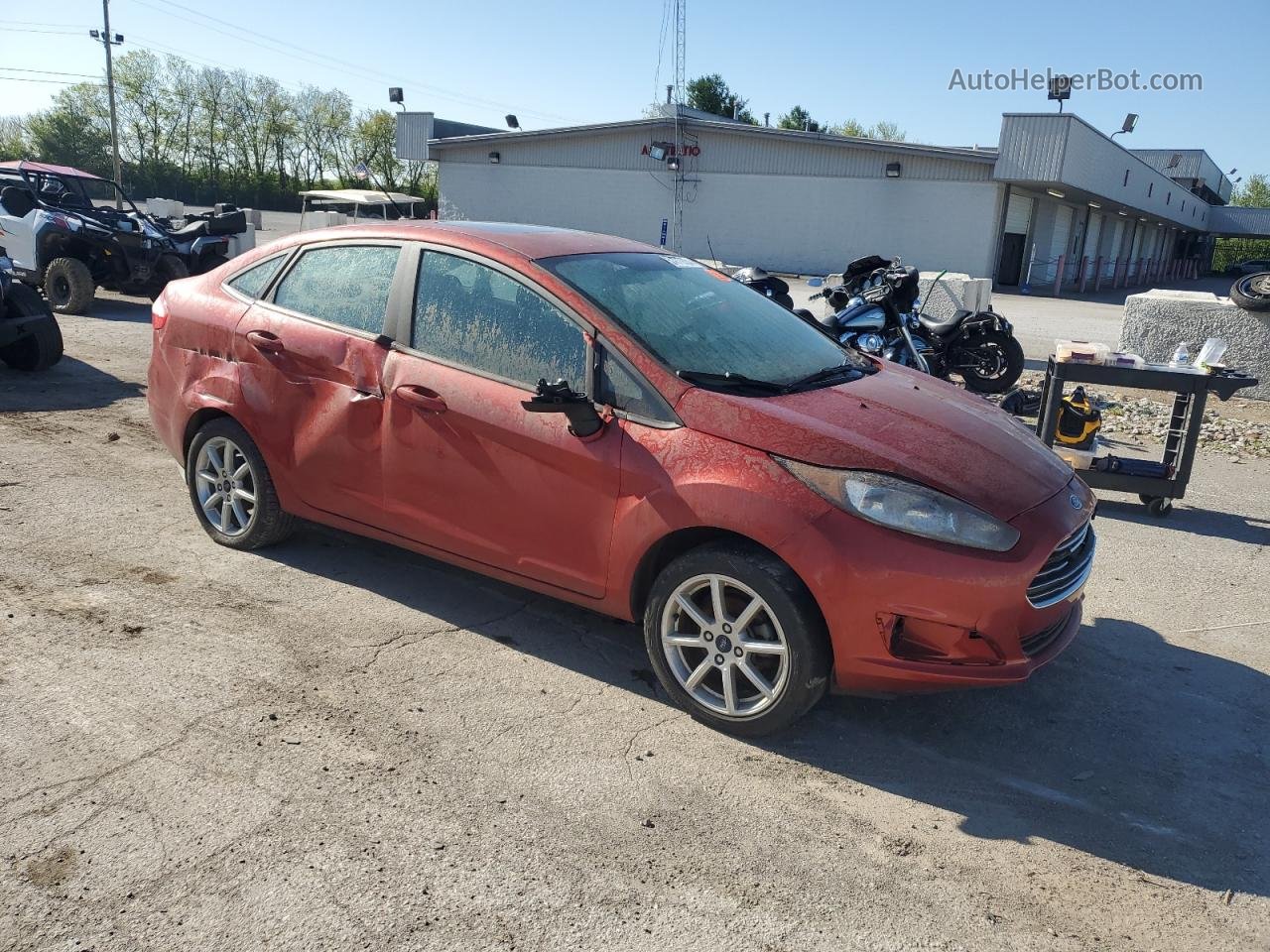 2019 Ford Fiesta Se Red vin: 3FADP4BJ0KM161223