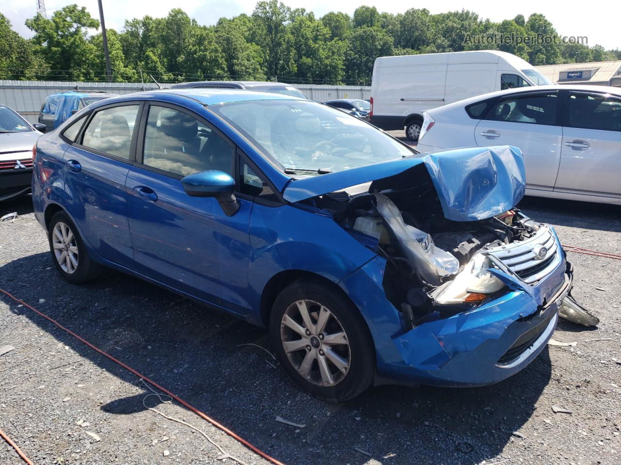 2011 Ford Fiesta Se Blue vin: 3FADP4BJ1BM141868