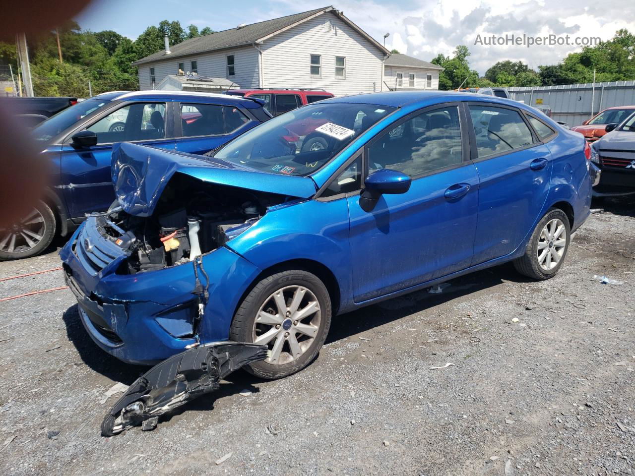 2011 Ford Fiesta Se Blue vin: 3FADP4BJ1BM141868