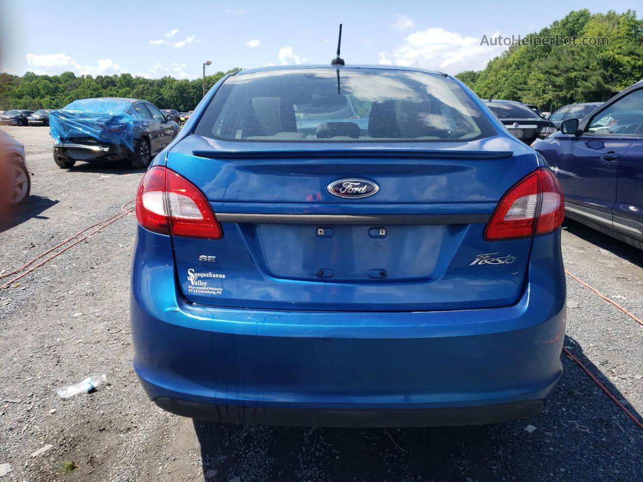 2011 Ford Fiesta Se Blue vin: 3FADP4BJ1BM141868