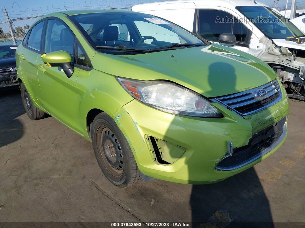 2011 Ford Fiesta Se Green vin: 3FADP4BJ1BM149274