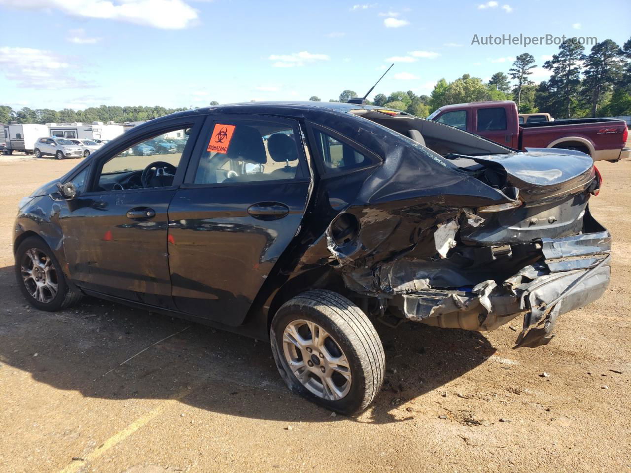 2015 Ford Fiesta Se Black vin: 3FADP4BJ1FM139432