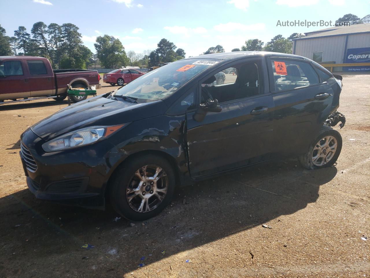 2015 Ford Fiesta Se Black vin: 3FADP4BJ1FM139432