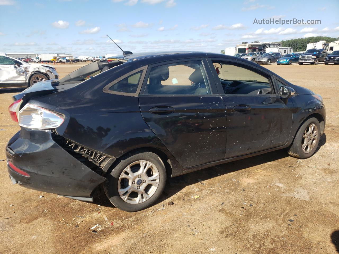 2015 Ford Fiesta Se Black vin: 3FADP4BJ1FM139432