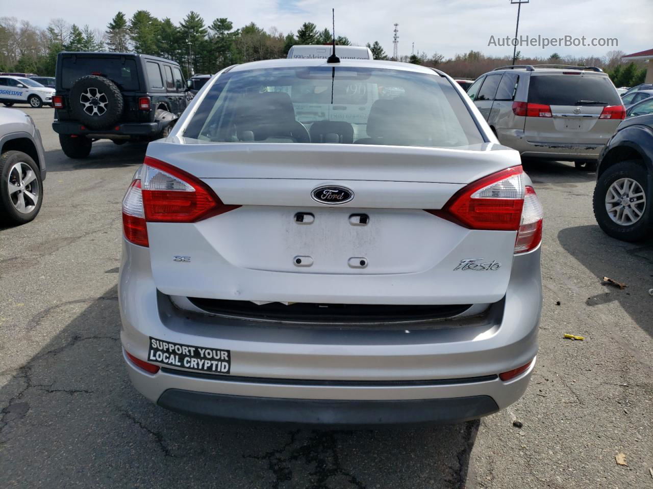 2015 Ford Fiesta Se Silver vin: 3FADP4BJ1FM147823