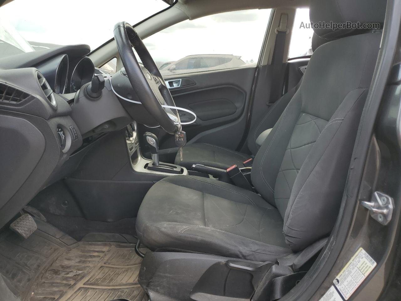 2015 Ford Fiesta Se Gray vin: 3FADP4BJ1FM172074