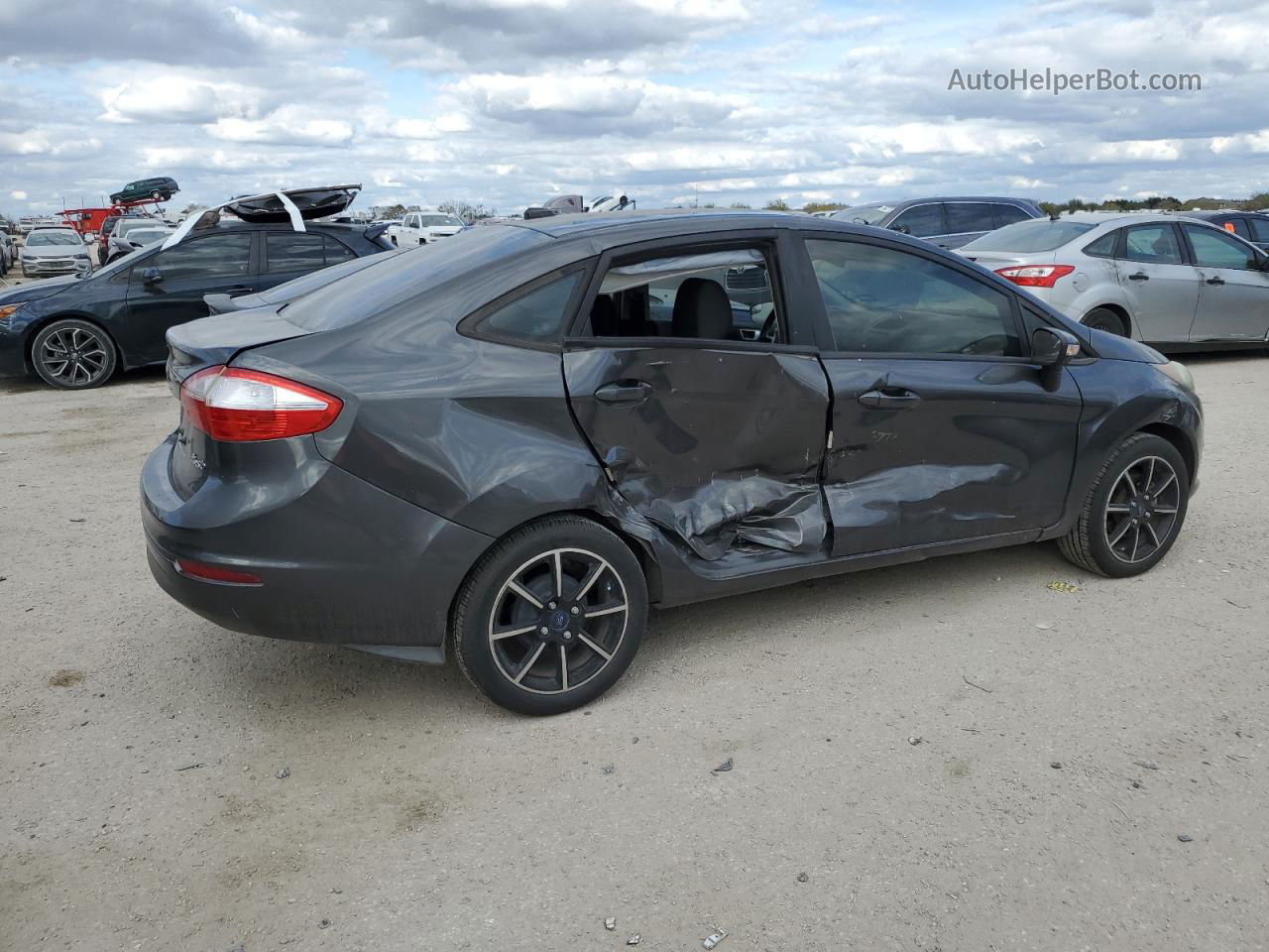 2015 Ford Fiesta Se Gray vin: 3FADP4BJ1FM172074