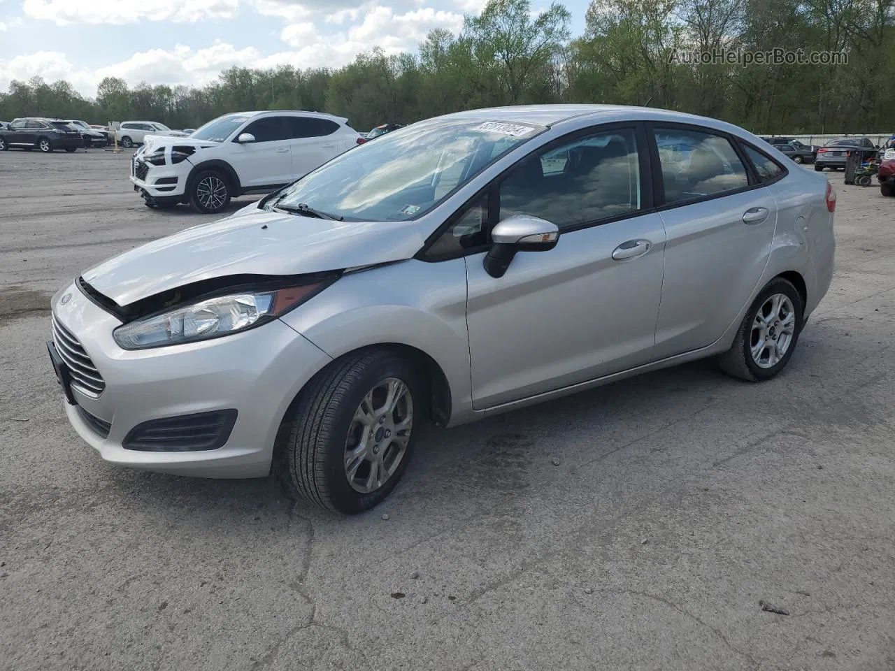 2015 Ford Fiesta Se Silver vin: 3FADP4BJ1FM187934