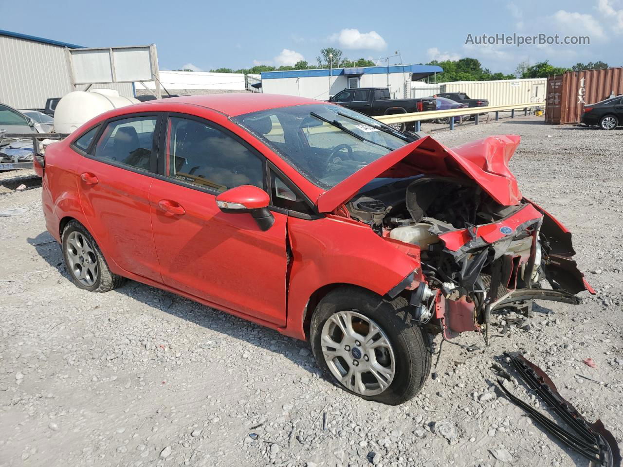 2015 Ford Fiesta Se Red vin: 3FADP4BJ1FM198657