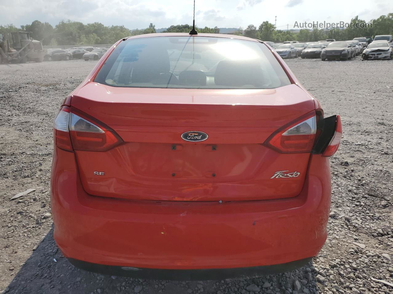 2015 Ford Fiesta Se Red vin: 3FADP4BJ1FM198657