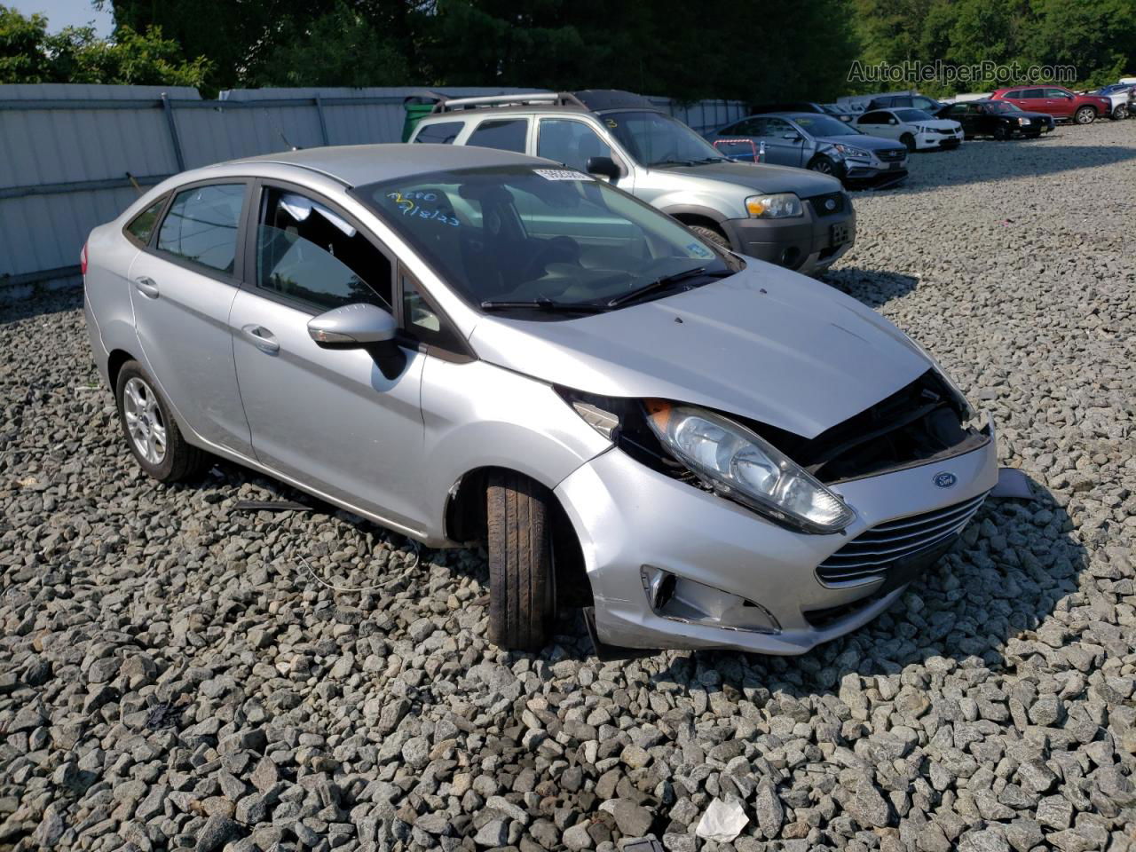 2015 Ford Fiesta Se Gray vin: 3FADP4BJ1FM208393