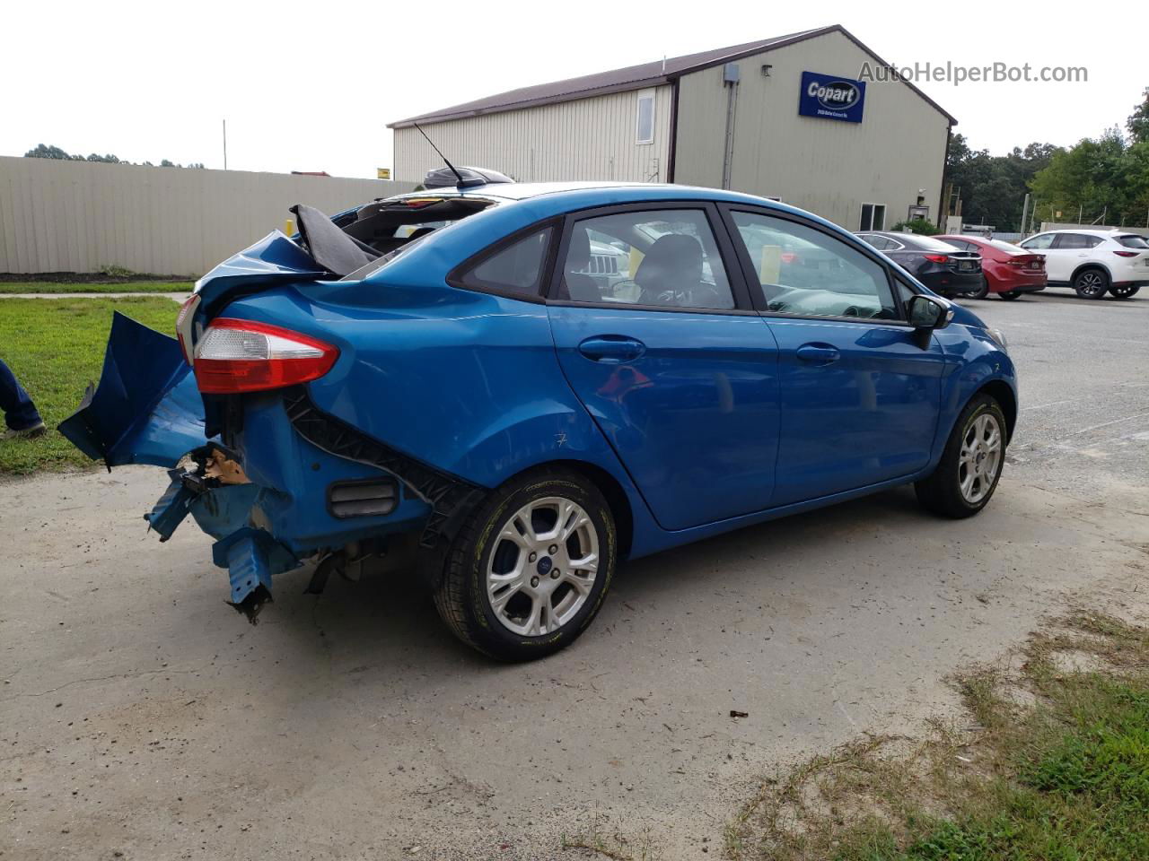 2015 Ford Fiesta Se Blue vin: 3FADP4BJ1FM222939