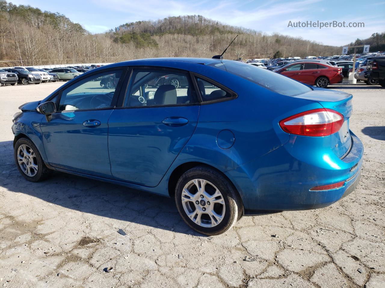 2015 Ford Fiesta Se Blue vin: 3FADP4BJ1FM224061