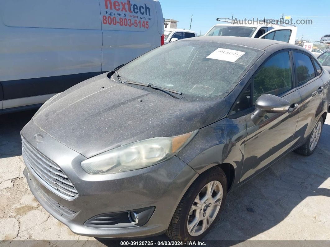 2016 Ford Fiesta Se Gray vin: 3FADP4BJ1GM107629