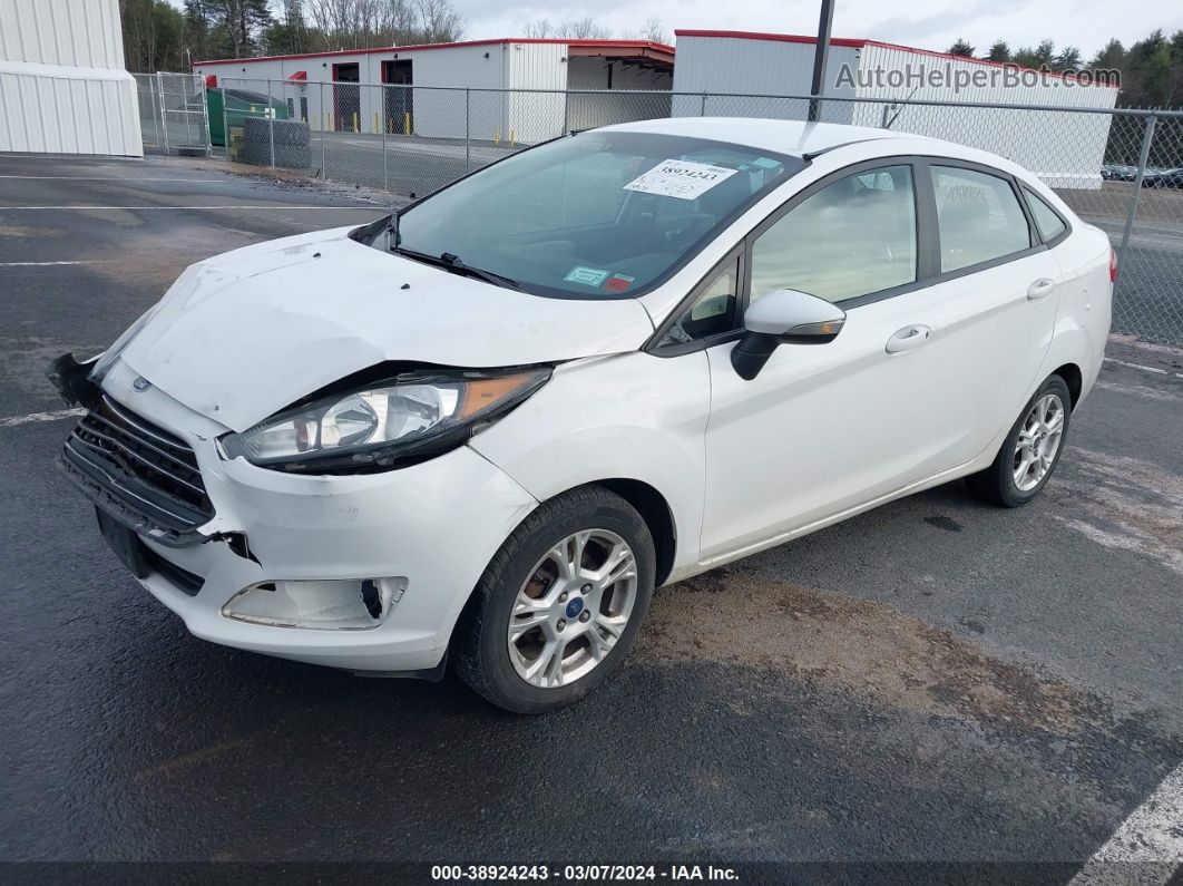 2016 Ford Fiesta Se White vin: 3FADP4BJ1GM111793