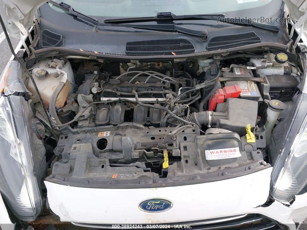 2016 Ford Fiesta Se White vin: 3FADP4BJ1GM111793