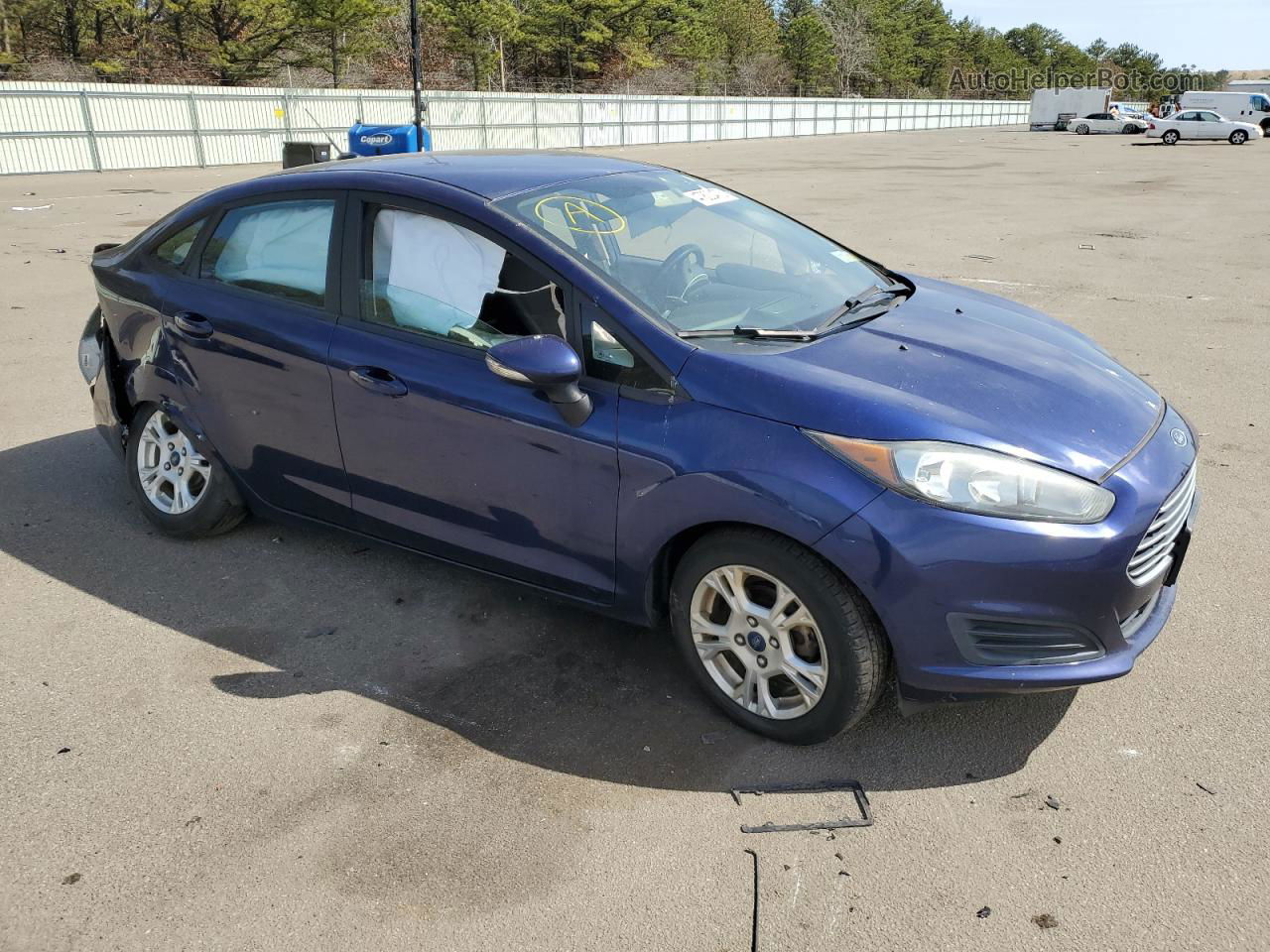 2016 Ford Fiesta Se Синий vin: 3FADP4BJ1GM141814