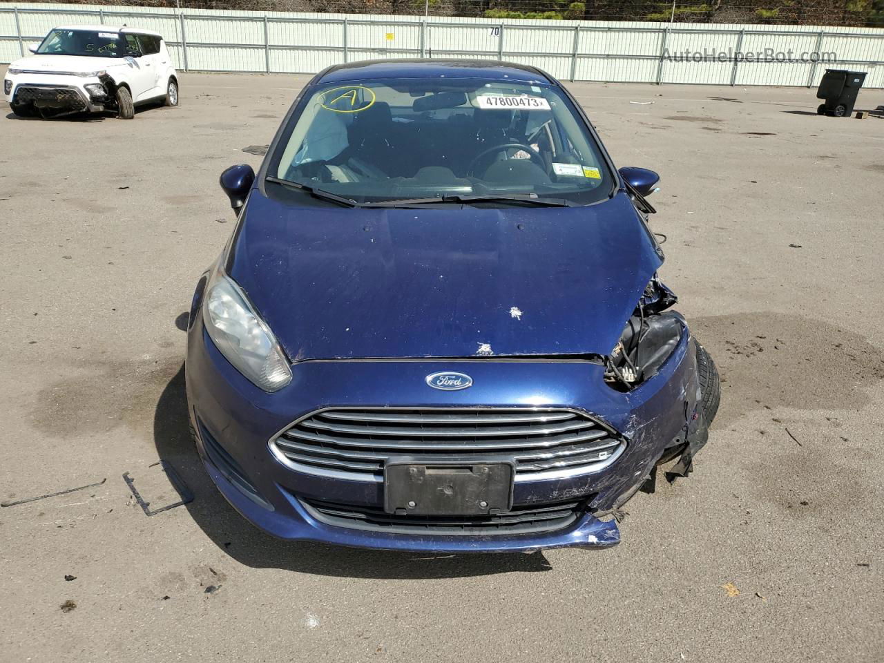 2016 Ford Fiesta Se Синий vin: 3FADP4BJ1GM141814