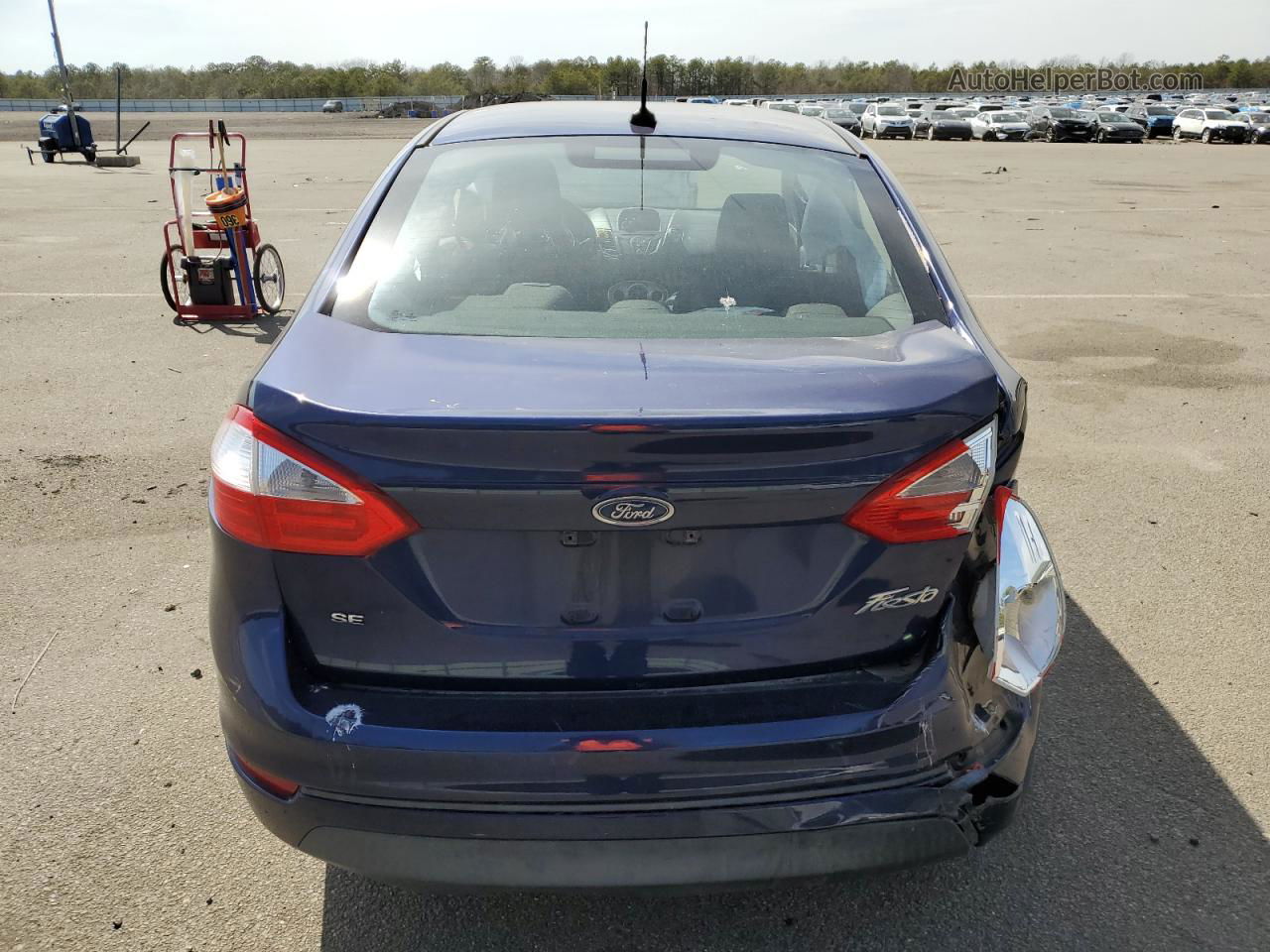 2016 Ford Fiesta Se Синий vin: 3FADP4BJ1GM141814