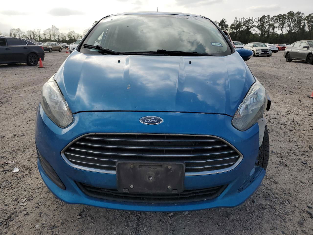 2016 Ford Fiesta Se Blue vin: 3FADP4BJ1GM143045