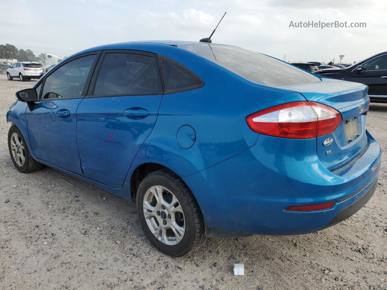 2016 Ford Fiesta Se Синий vin: 3FADP4BJ1GM143045