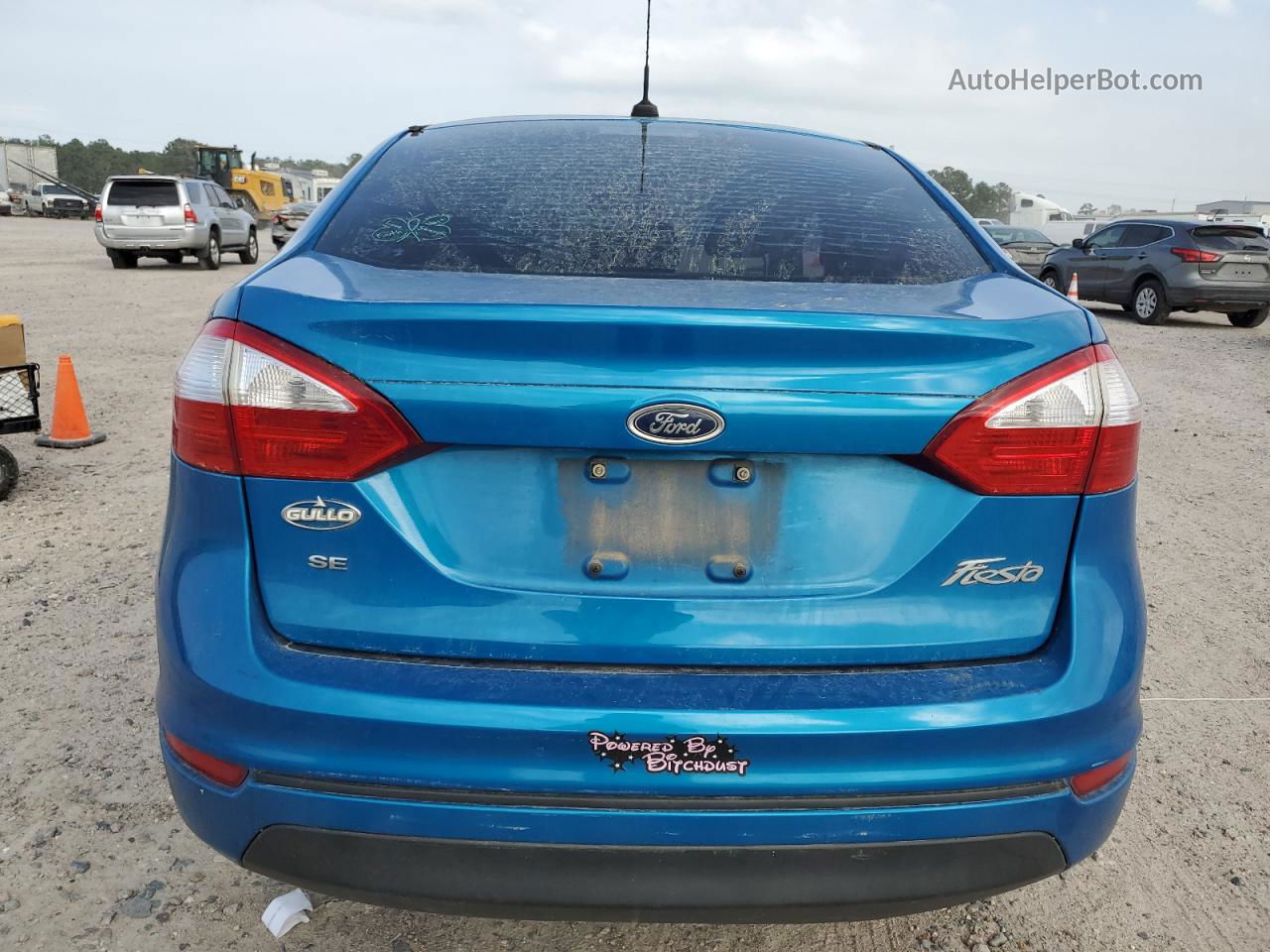 2016 Ford Fiesta Se Blue vin: 3FADP4BJ1GM143045