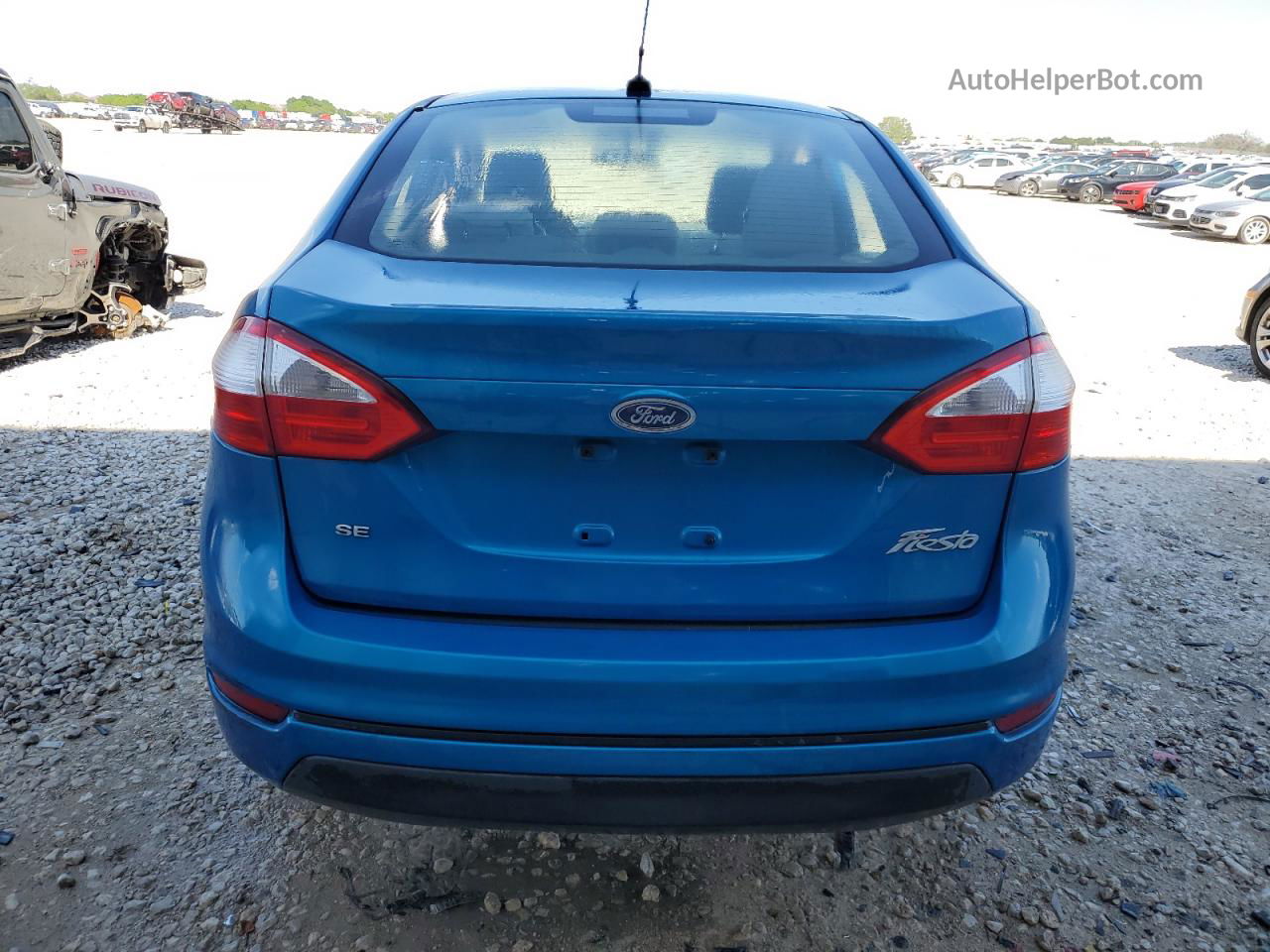 2016 Ford Fiesta Se Blue vin: 3FADP4BJ1GM162484