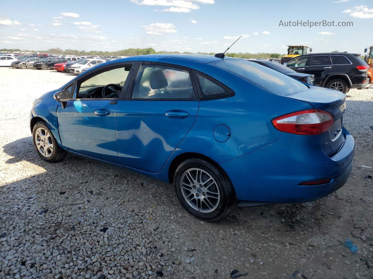2016 Ford Fiesta Se Blue vin: 3FADP4BJ1GM162484