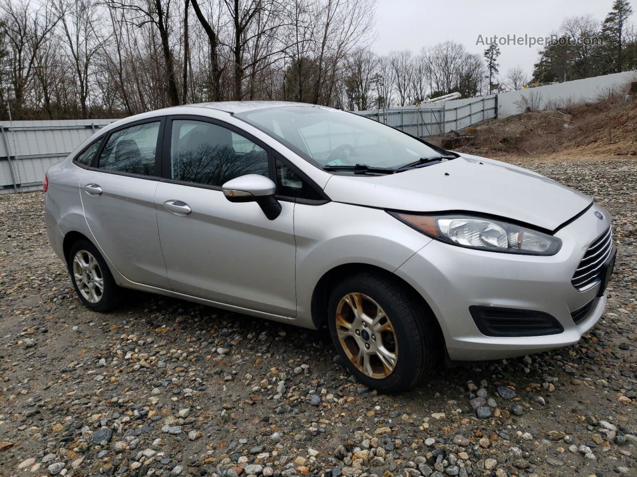 2016 Ford Fiesta Se Silver vin: 3FADP4BJ1GM172903