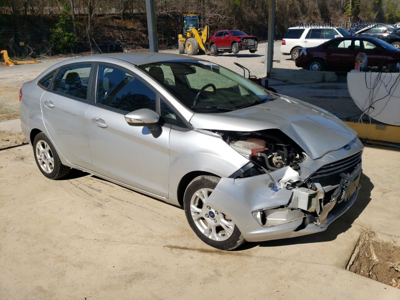 2016 Ford Fiesta Se Silver vin: 3FADP4BJ1GM175963