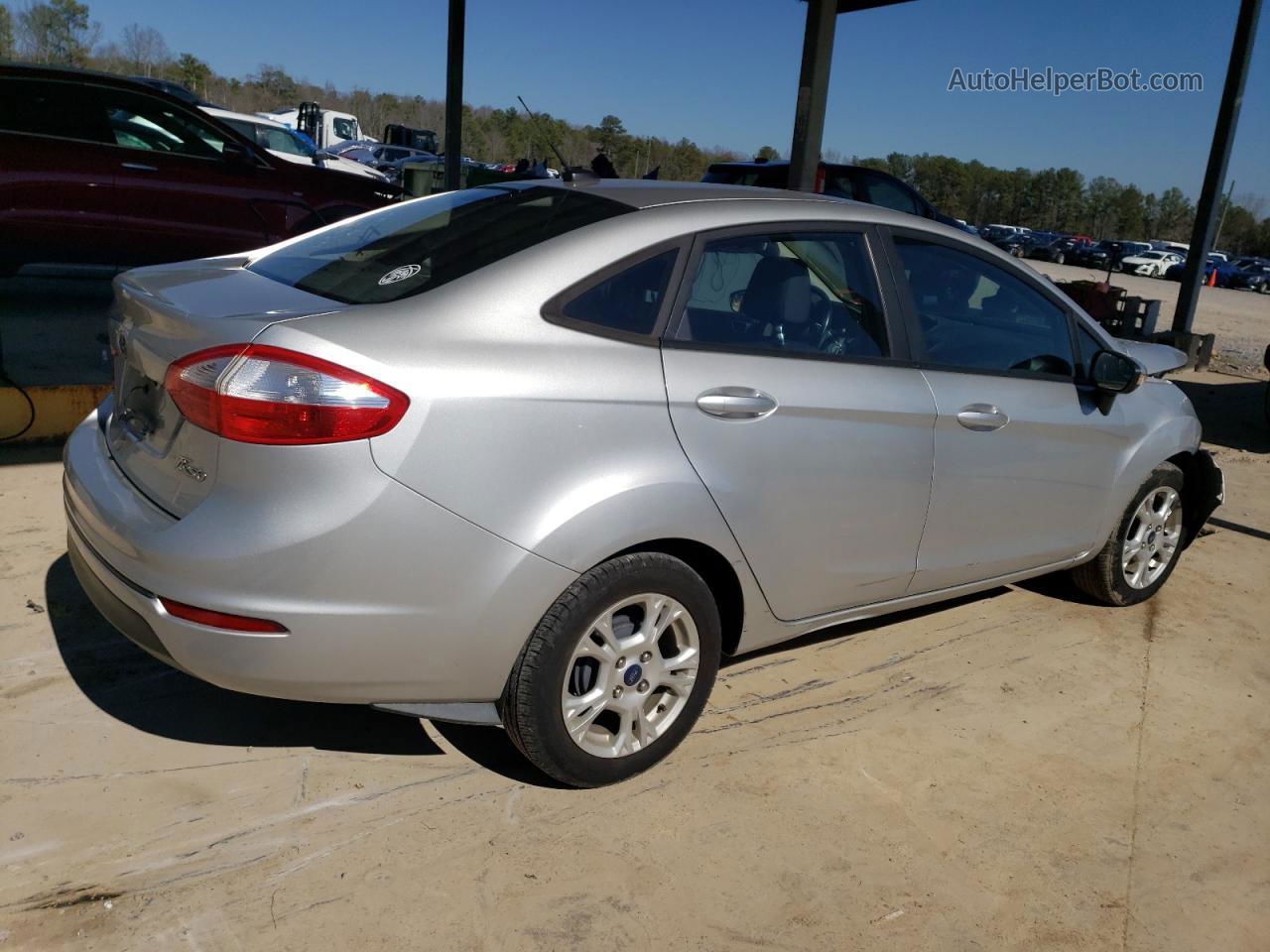 2016 Ford Fiesta Se Silver vin: 3FADP4BJ1GM175963