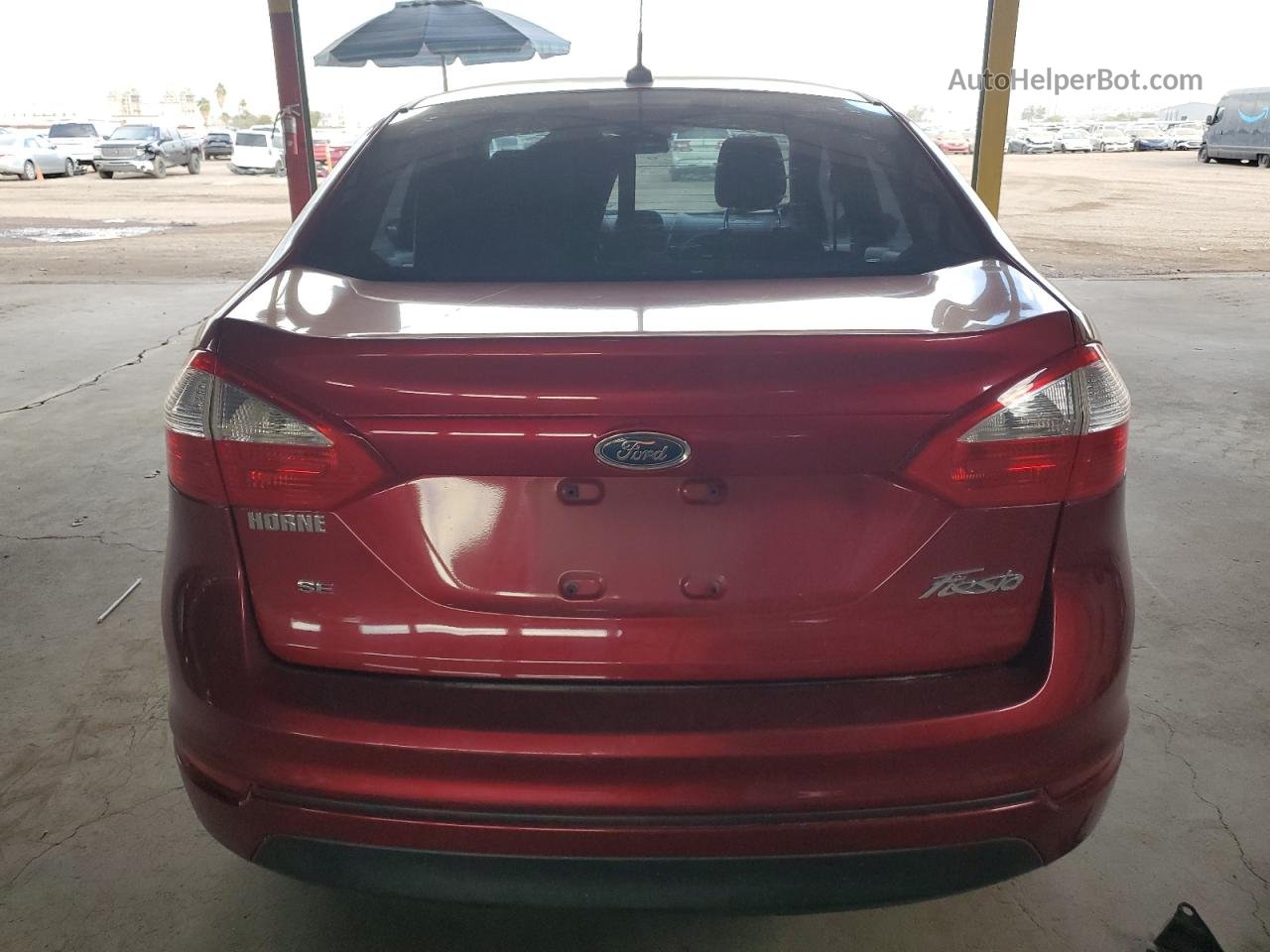 2016 Ford Fiesta Se Red vin: 3FADP4BJ1GM188762