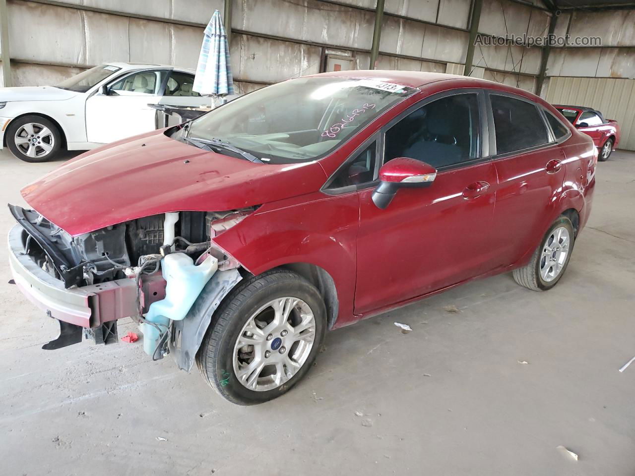 2016 Ford Fiesta Se Красный vin: 3FADP4BJ1GM188762