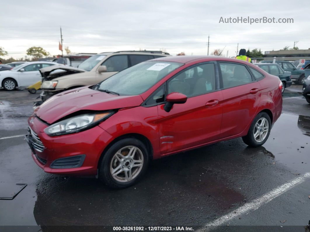 2017 Ford Fiesta Se Красный vin: 3FADP4BJ1HM113643