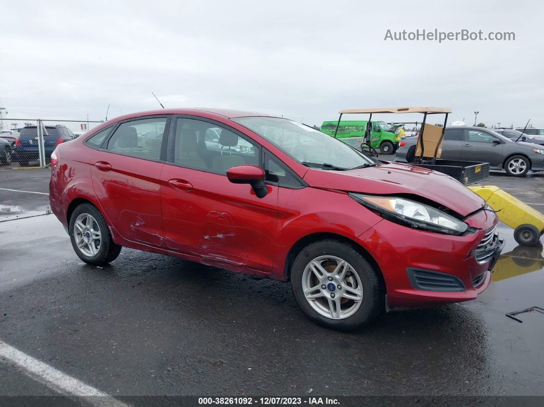 2017 Ford Fiesta Se Красный vin: 3FADP4BJ1HM113643