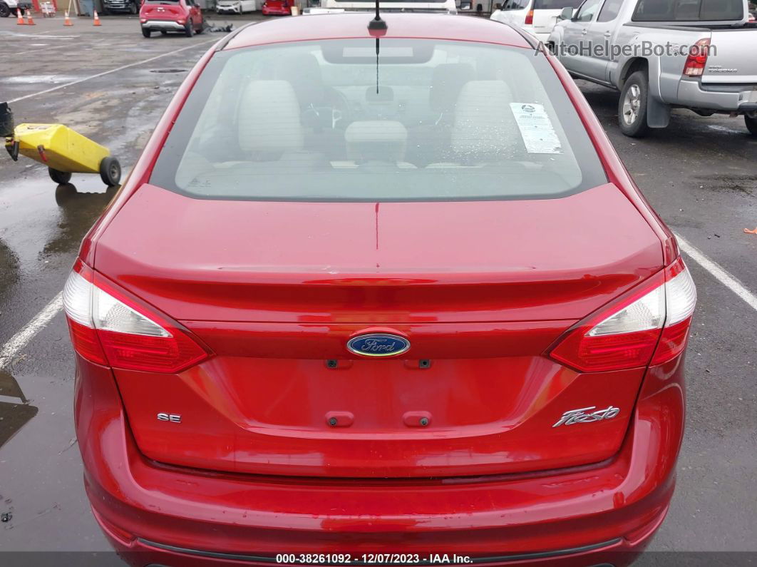 2017 Ford Fiesta Se Red vin: 3FADP4BJ1HM113643